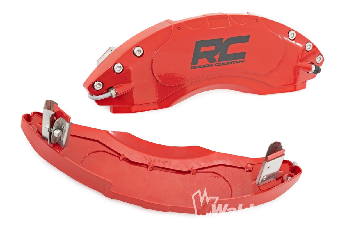 Caliper Covers | Rear | Red | Elec Brakes | Ford Expedition/F-150/Raptor