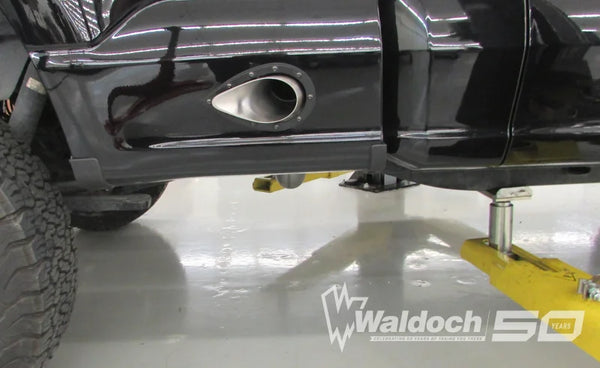 WALDOCH CUSTOM EXHAUST 2021-2026 F150 SINGLE CAB SHORT BED THROUGH THE BED SIDE EXIT EXHAUST