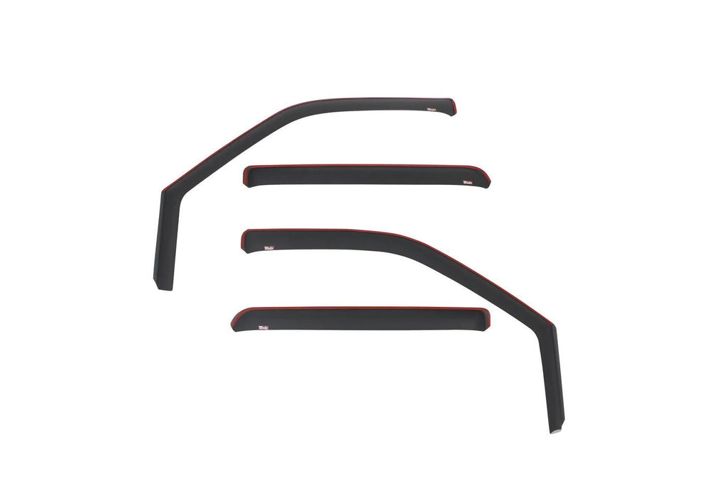 Matte In-Channel Wind Deflector 4pc-F-150 SuperCrew 2015-2020; F-250/350 SuperDuty Crew Cab 2017-2019