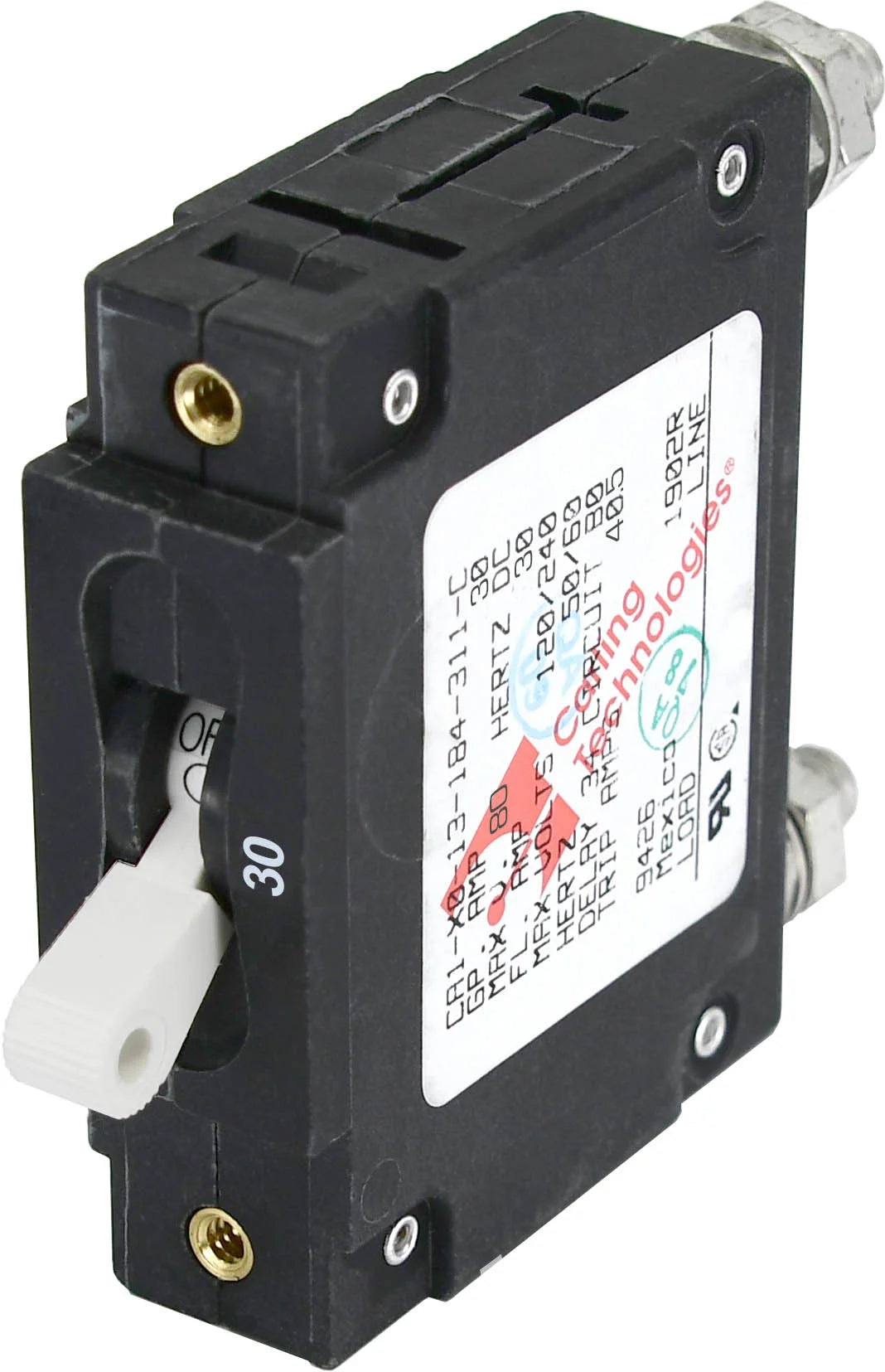 Breaker for Shore Power and Solar Panel  - 30 Amp