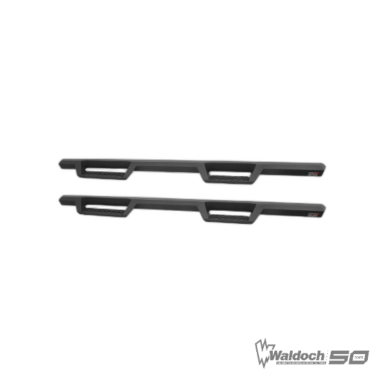 HDX Drop Nerf Step Bars-F-150 SuperCrew 2015-2024; F-250/350 Crew Cab 2017-2024 - 56-13945