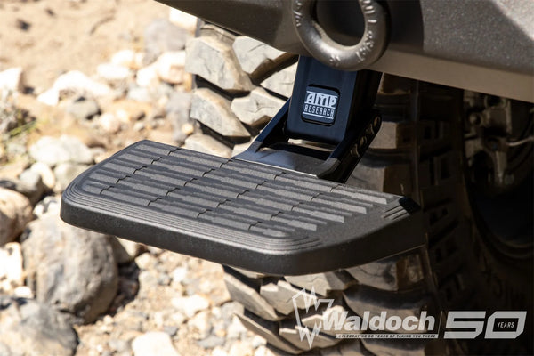 Bedstep Flp Dwn Bmpr Stp 118 Wrangler JL works w/some factory/aftermarket bmprs