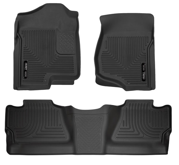 Weatherbeater - Front & 2nd Seat Floor Liners (Footwell Coverage)