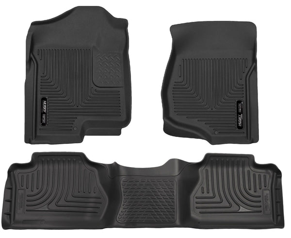Weatherbeater - Front & 2nd Seat Floor Liners (Footwell Coverage)