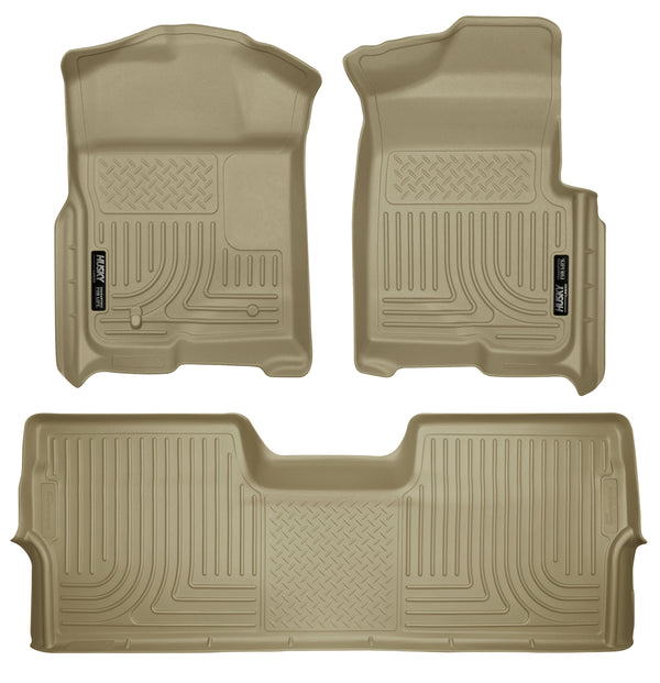 Weatherbeater - Front & 2nd Seat Floor Liners (Footwell Coverage)
