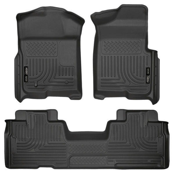 Weatherbeater - Front & 2nd Seat Floor Liners (Footwell Coverage)
