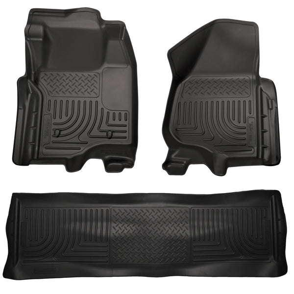 Weatherbeater - Front & 2nd Seat Floor Liners (Footwell Coverage)
