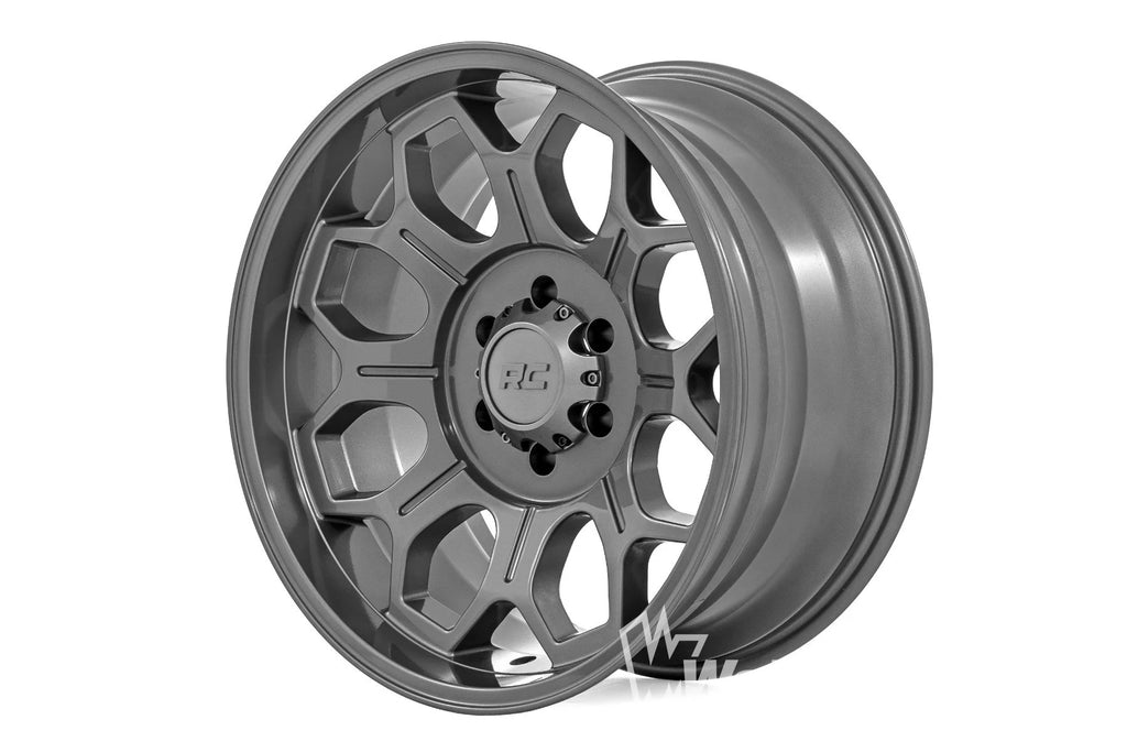 Rough Country 77 Series Wheel | One-Piece | Gunmetal Gray | 20x9 | 6x135 | -12mm
