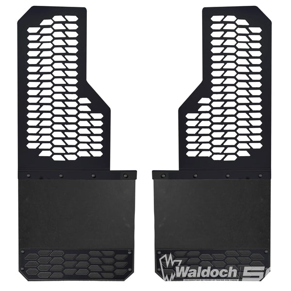 Mud Skins - High-Density Polyethylene (Featuring Hex Shield Pattern)-Ram HD - (Fits Front or Rear) - Set of 2 (Fits Classic and New body)High-Density Polyethylene-Ram HD - (Fits Front or Rear) - Set of 2 (Does not fit rear for Dually models).