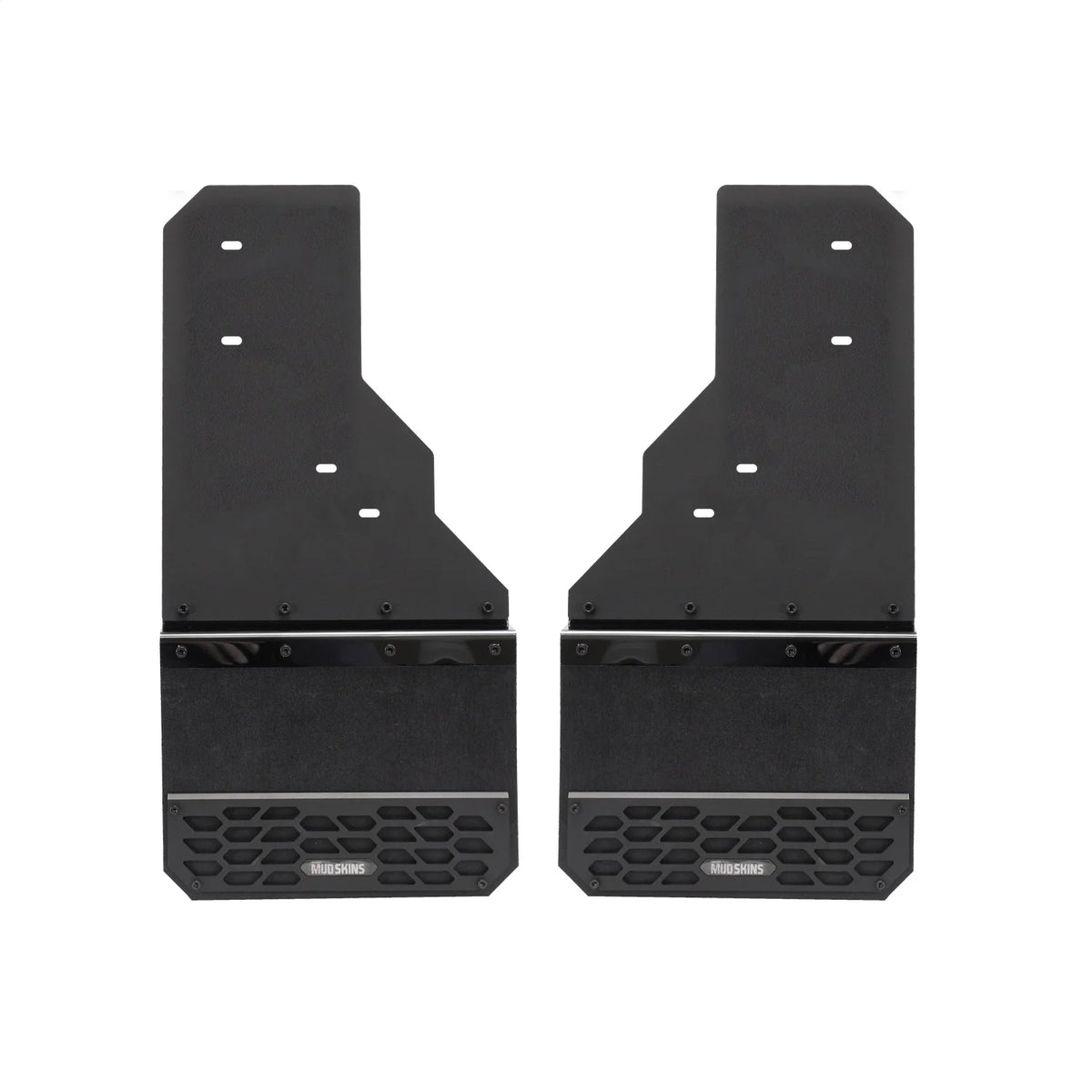 PUTCO SOLID BLACK MUD SKINS - REAR PAIR - FITS DODGE RAM TRUCK 2500 3500 2010-2023 (FITS SINGLE REAR WHEELS)
