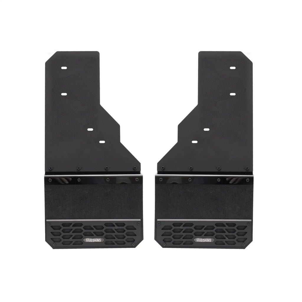 PUTCO SOLID BLACK MUD SKINS - REAR PAIR - FITS DODGE RAM TRUCK 2500 3500 2010-2023 (FITS SINGLE REAR WHEELS)