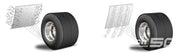 PUTCO SOLID BLACK MUD SKINS - REAR PAIR - FITS DODGE RAM TRUCK 2500 3500 2010-2023 (FITS SINGLE REAR WHEELS)