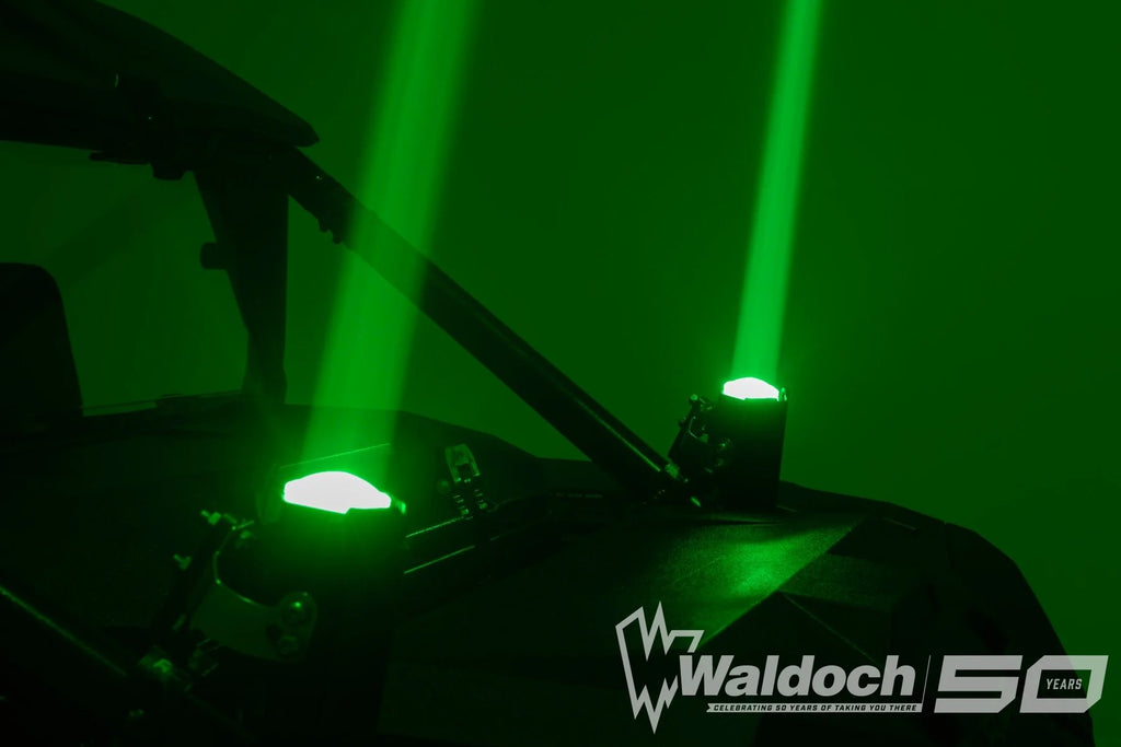 Laser Whip Light Kit | RGBW | 1200 Lumens | Pair