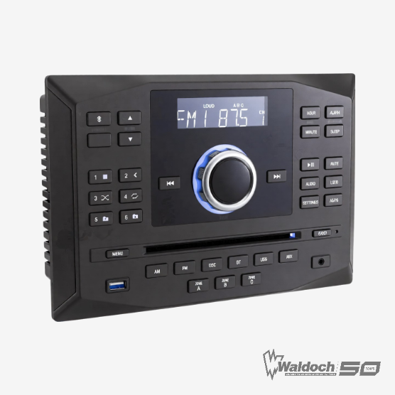 Jensen Wallmount Compact Black Car Stereo Receiver/Stereo - Jwm62a