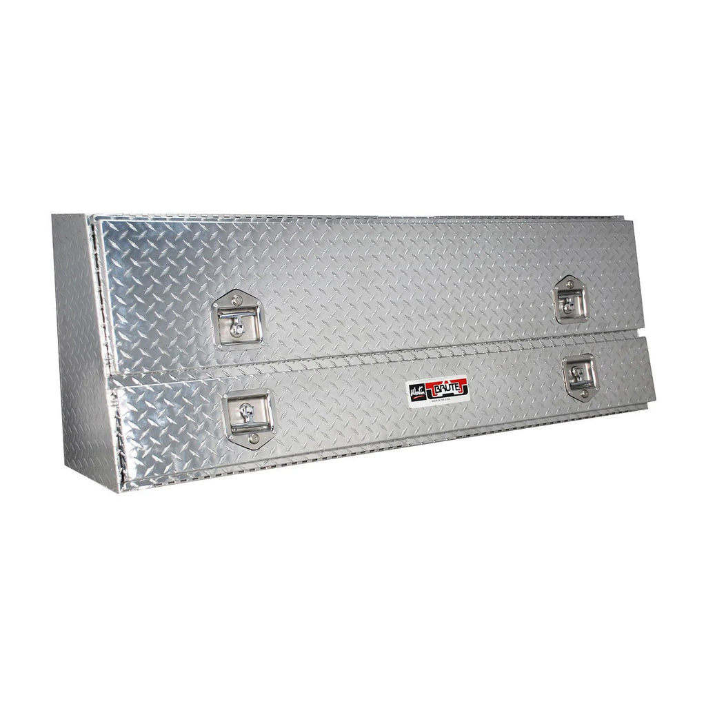 Brute Contractor TopSider Tool Box-Contractor TopSider 48in w/ Doors Overall Dims: 48x13.5x21 In.; Approx. Cu Ft: 7.9 In.