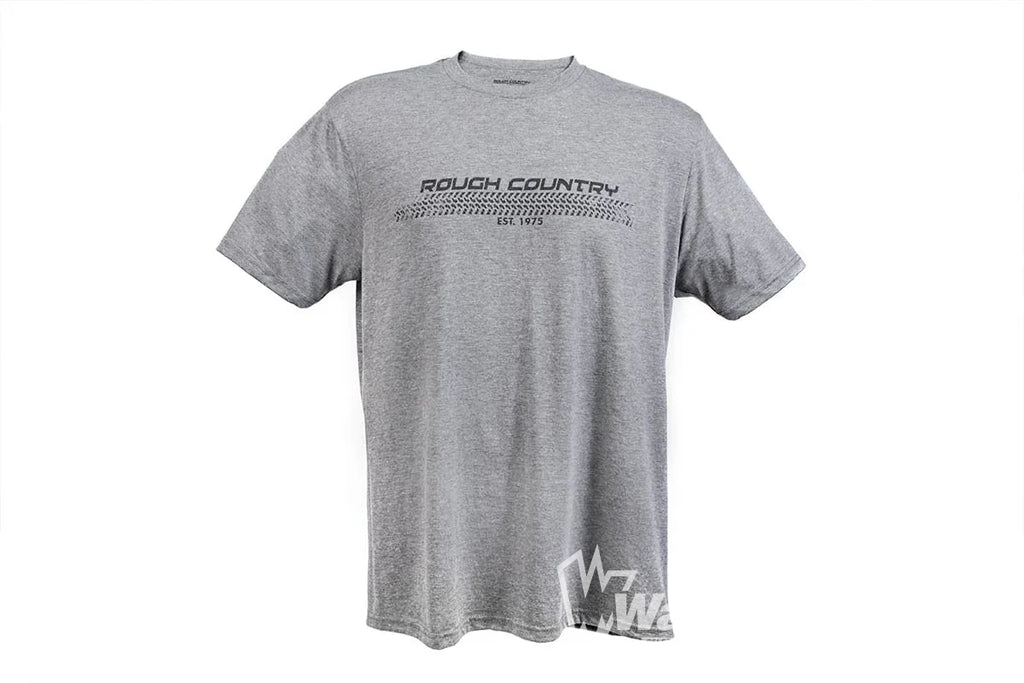 Rough Country T-Shirt | Horizontal Tread | Grey | 2XL