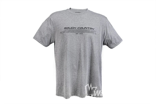 Rough Country T-Shirt | Horizontal Tread | Grey | 2XL