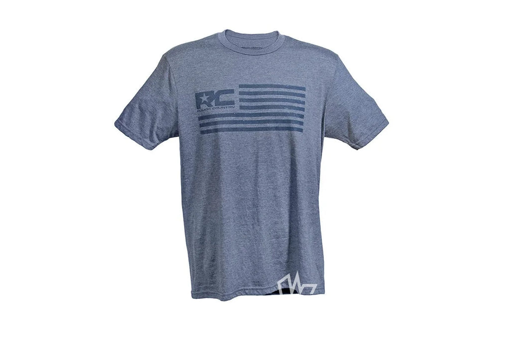 Rough Country T-Shirt | American Flag | Blue | XL