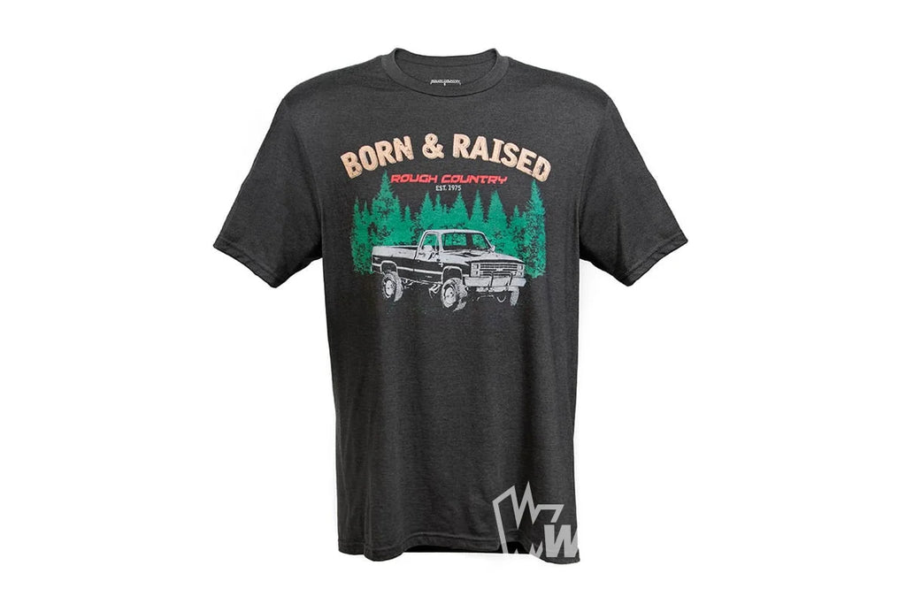 Rough Country T-Shirt | Born & Raised | Black | 3XL