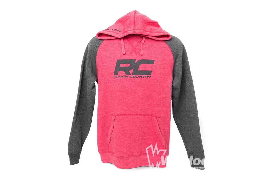 Rough Country Hoodie | Heater | Red/Gray | 2XL