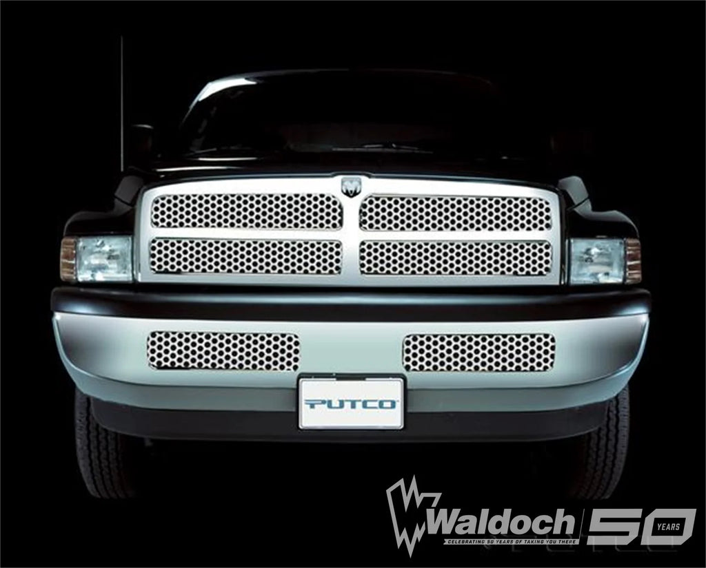 Punch Stainless Steel Grilles-RAM 1500 (Except Sport) Punch Stainless Steel Grilles-RAM 2500/3500 (Except Sport)