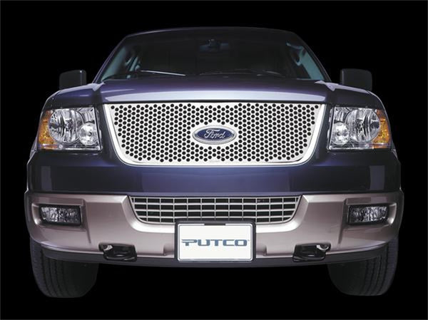 Punch Stainless Steel Grilles-Ford F-150 (Bar Grille) w/ logo cutout