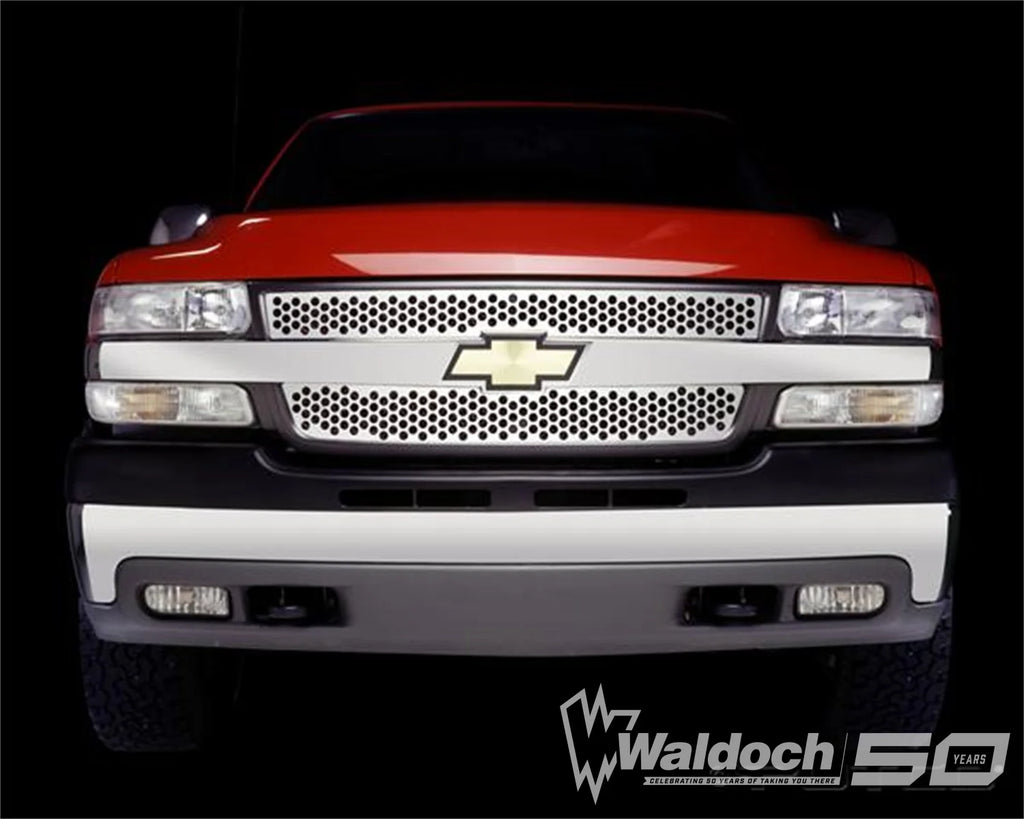 Punch Stainless Steel Grilles-Chevrolet Silverado HD