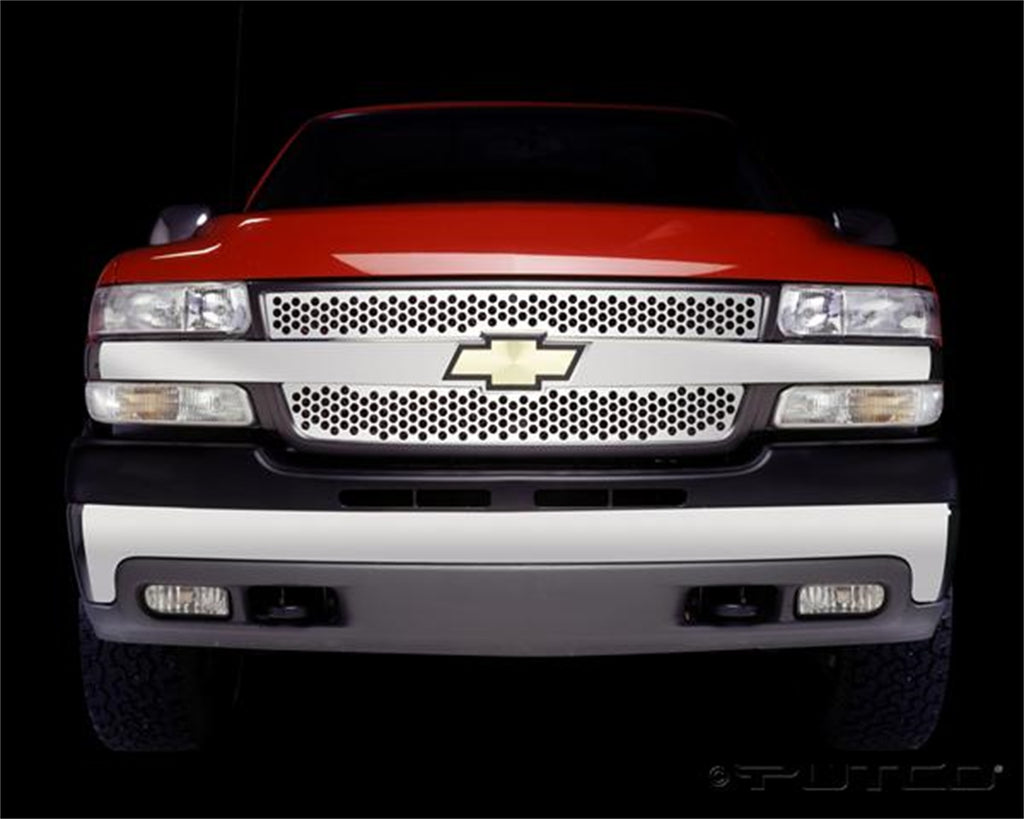 Punch Stainless Steel Grilles-Chevrolet Silverado HD