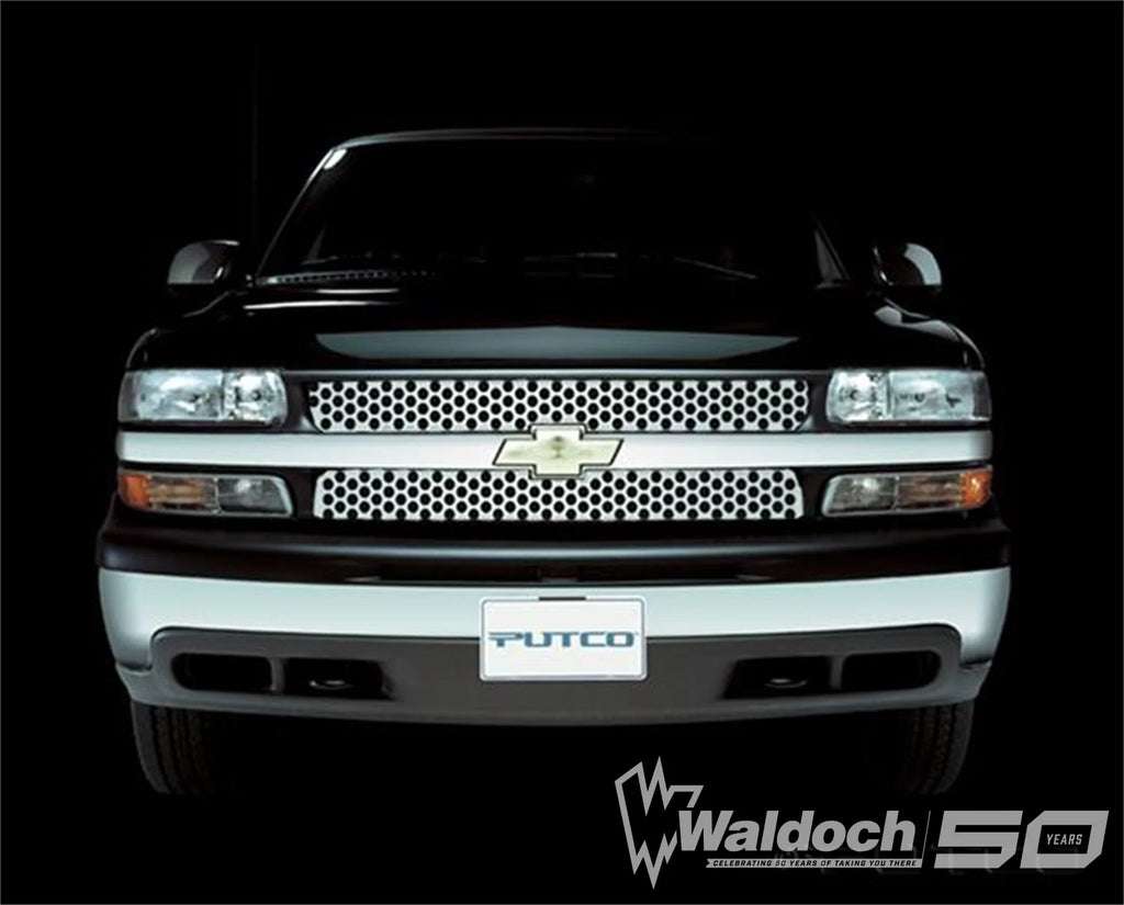 Punch Stainless Steel Grilles-Chevrolet Silverado LD Punch Stainless Steel Grilles-Chevrolet Suburban Punch Stainless Steel Grilles-Chevrolet Tahoe