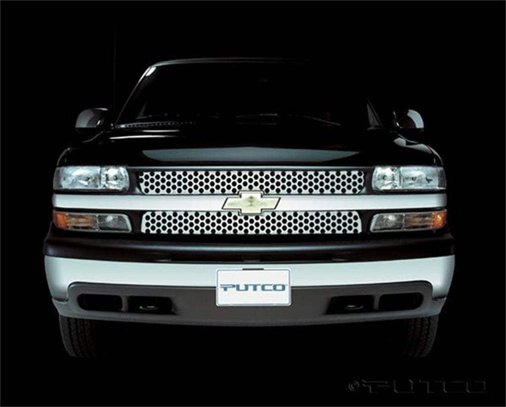 Punch Stainless Steel Grilles-Chevrolet Silverado LD Punch Stainless Steel Grilles-Chevrolet Suburban Punch Stainless Steel Grilles-Chevrolet Tahoe