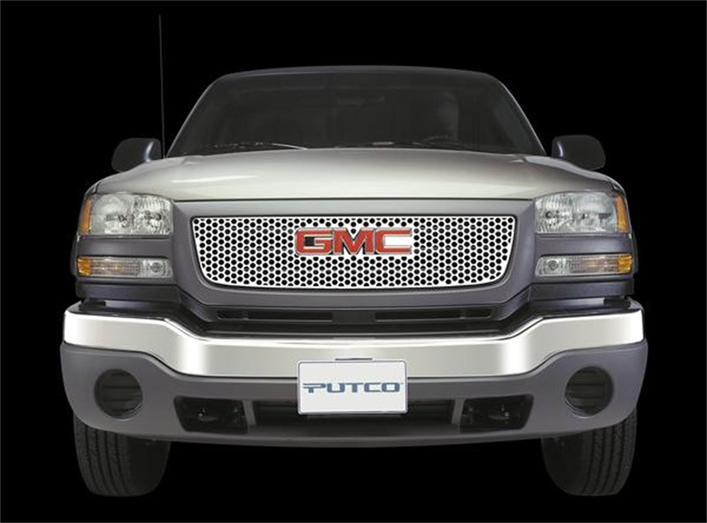 Punch Stainless Steel Grilles-GMC Envoy/Envoy XL (w/ logo cutout)