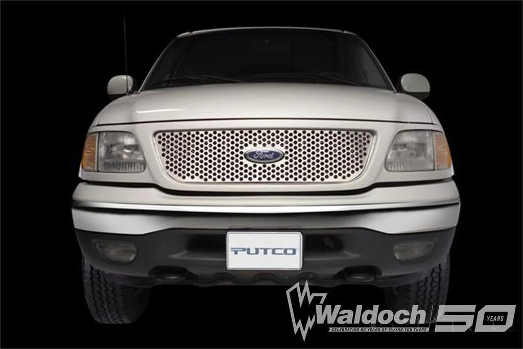 Punch Stainless Steel Grilles-Ford F-150 (Honeycomb Grille)