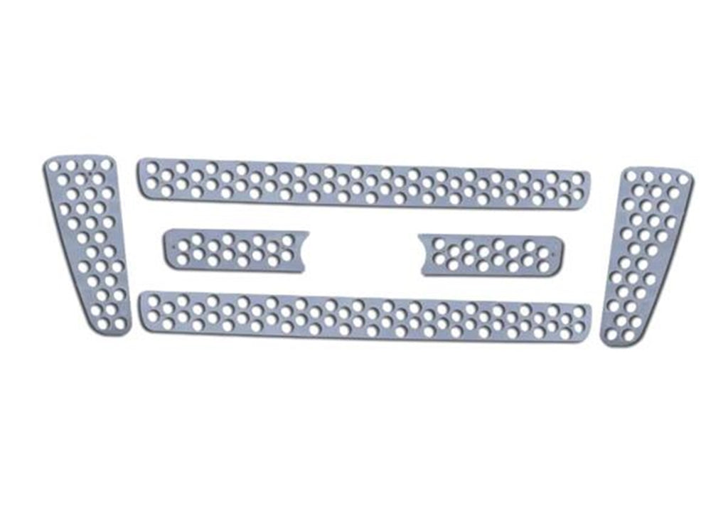 Punch Stainless Steel Grilles-Ford F-150 (Bar Grille) w/ logo cutout (6-pieces / does not cover bumper)