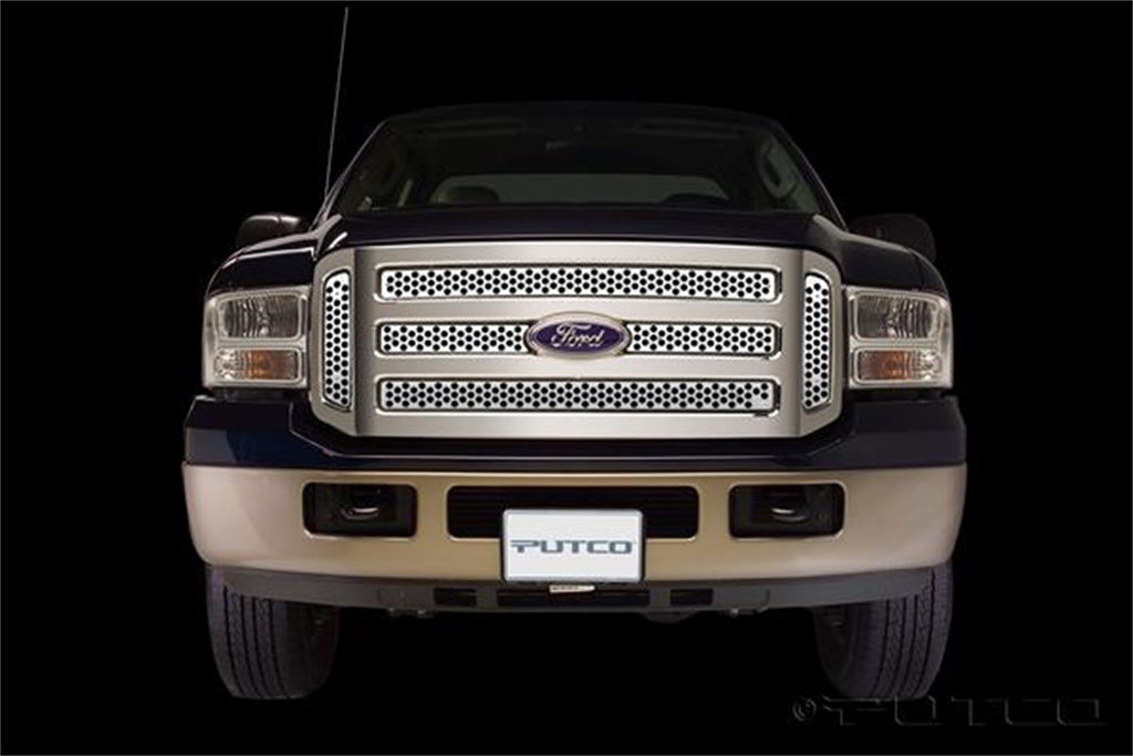 Punch Stainless Steel Grilles-Ford Super Duty - Including Side Vents