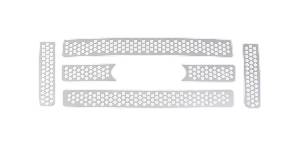 Punch Stainless Steel Grilles-Ford F-150 (Lariat & King Ranch only) 6 piece grille