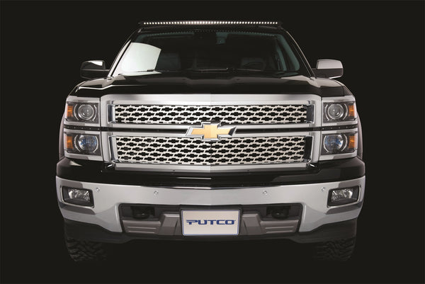 GM Licensed Bowtie Grilles-Chevrolet Silverado LD - fits LTZ and High Country models only - Direct replacement insert.