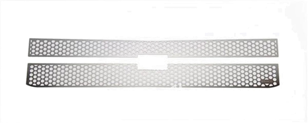 Punch Stainless Steel Grilles-Chevrolet Silverado LD - fits LT models with black OEM honeycomb style grilles - Overlay.