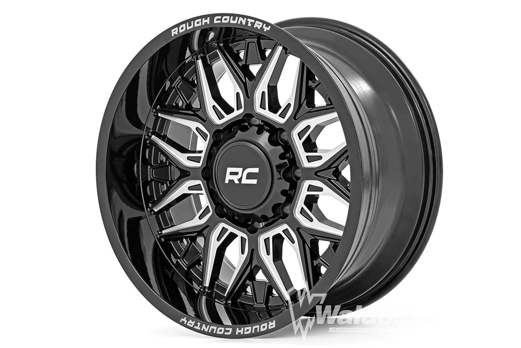 Rough Country 86 Series Wheel | One-Piece | Gloss Black | 20x10 | 6x5.5 | -25mm