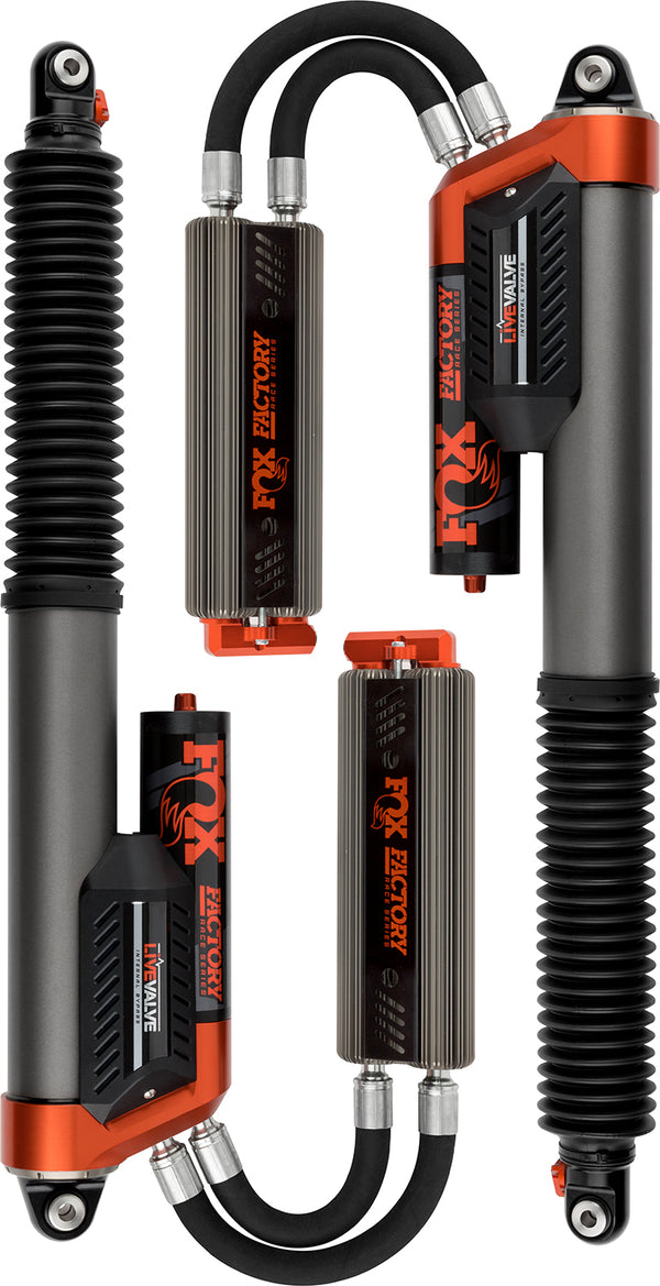 FACTORY RACE SERIES 3.0 LIVE VALVE INTERNAL BYPASS PIGGYBACK (PAIR) - ADJUSTABLE