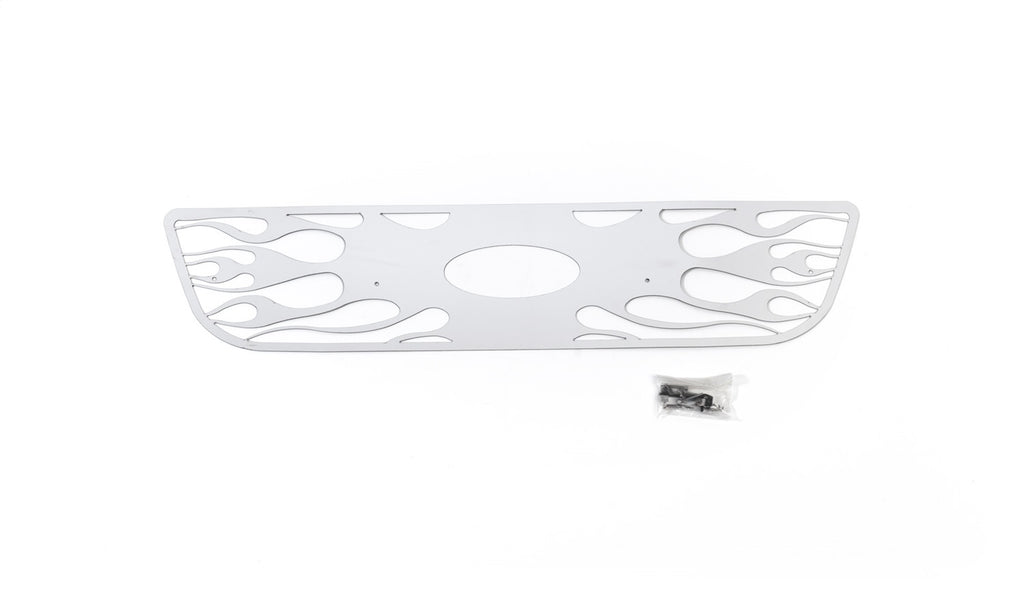 Flaming Inferno Stainless Steel Grilles-Ford F-150 (Honeycomb Grille) w/ logo cutout