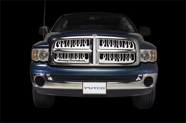 Flaming Inferno Stainless Steel Grilles-Dodge Durango