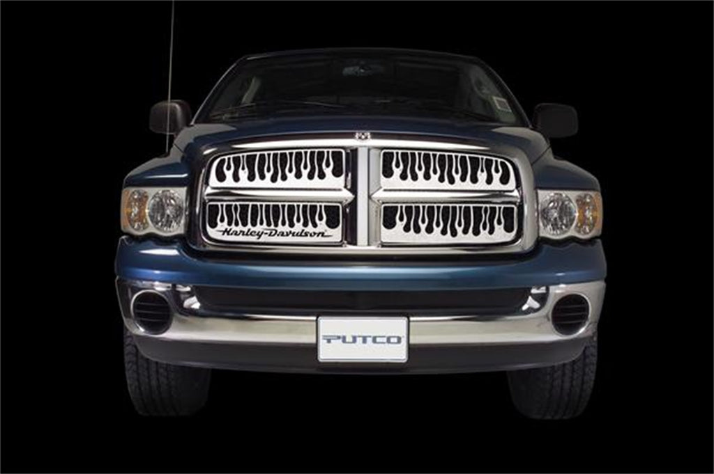 Flaming Inferno Stainless Steel Grilles-Ford Super Duty (will not fit XL/FX4)
