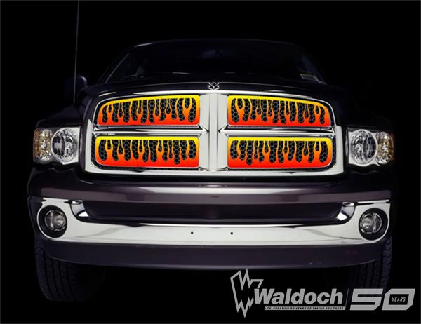 Flaming Inferno 4-Color Flame Grille Insert