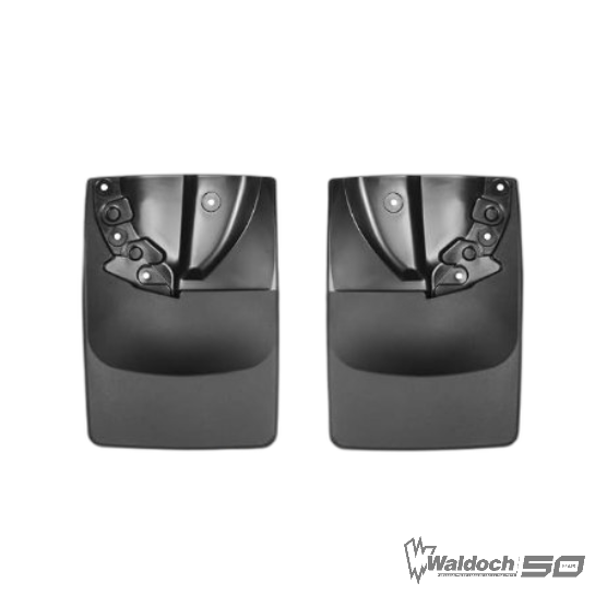 WeatherTech Rear Molded Mudflaps - Black - 120056