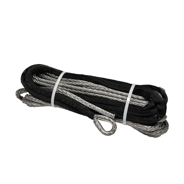 Synthetic Winch Rope-Replacement Synthetic Rope 3/8" diameter x 80' length for Tiger Shark 9500/11500SR, SX10/12SR