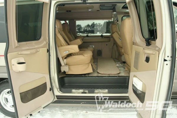 United Shade Tan Shade For 40% Side Swing Door Window Express & Savana Vans