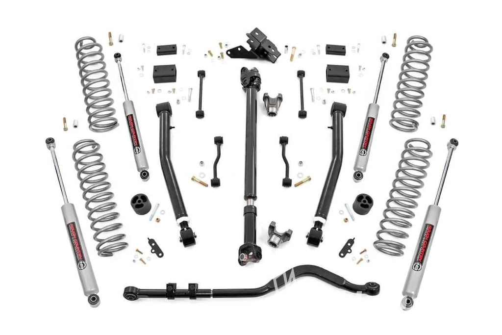 3.5 Inch Lift Kit | Adj LCA | FR D/S | Jeep Wrangler JL Rubicon 4WD (18-23)