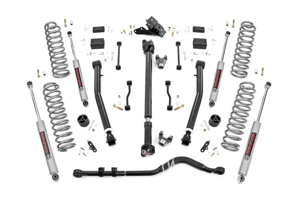 3.5 Inch Lift Kit | Adj LCA | FR D/S | Jeep Wrangler JL Rubicon 4WD (18-23)