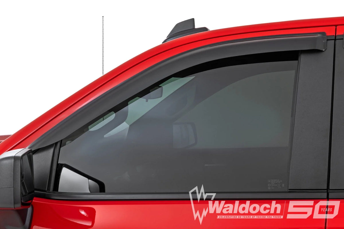 Side Window Deflectors | Tape On Rain Guard | Chevy/GMC 1500/2500HD/3500HD (19-25 & Classic)