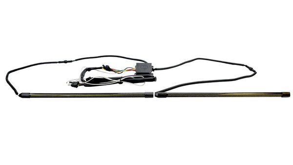 BLADE - LED Tailgate Light Bar-18" x2 (Pair) Red Blade LED Light Bars designed for 2019+ RAM 1500 and Jeep Wrangler  JK/JL